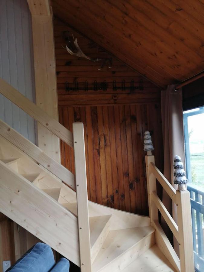 Haut De Chalet Le Bois De Cerf 莱桑格勒 外观 照片