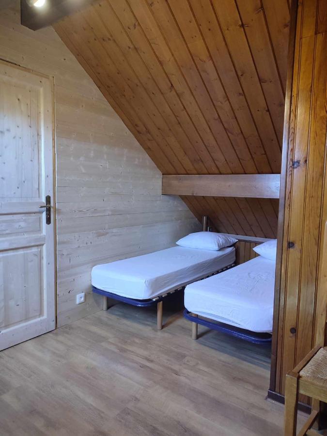 Haut De Chalet Le Bois De Cerf 莱桑格勒 外观 照片
